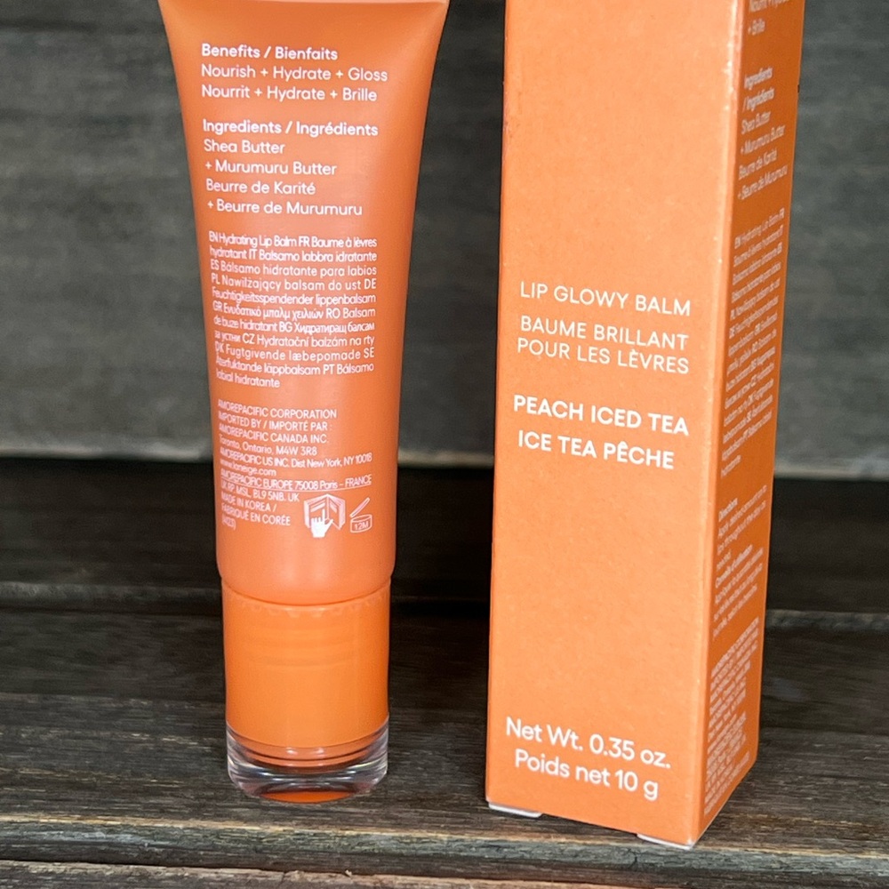 LANEIGE Lip Glowy Balm - Peach Iced Tea Orange - Picture 8 of 8